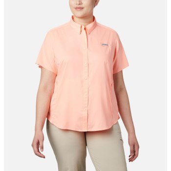Columbia Ženske Košulje - PFG Tamiami II Short Sleeve Plus Size Roze | EVIS-18305